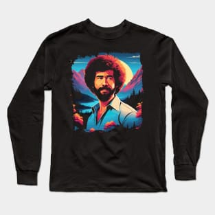 Curly Haired Painter 1 Long Sleeve T-Shirt